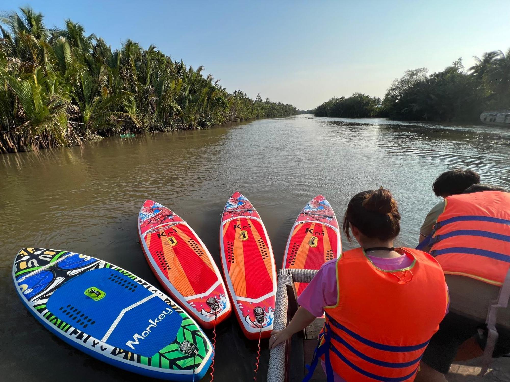Hide Away Bungalows In Ben Tre City Екстериор снимка