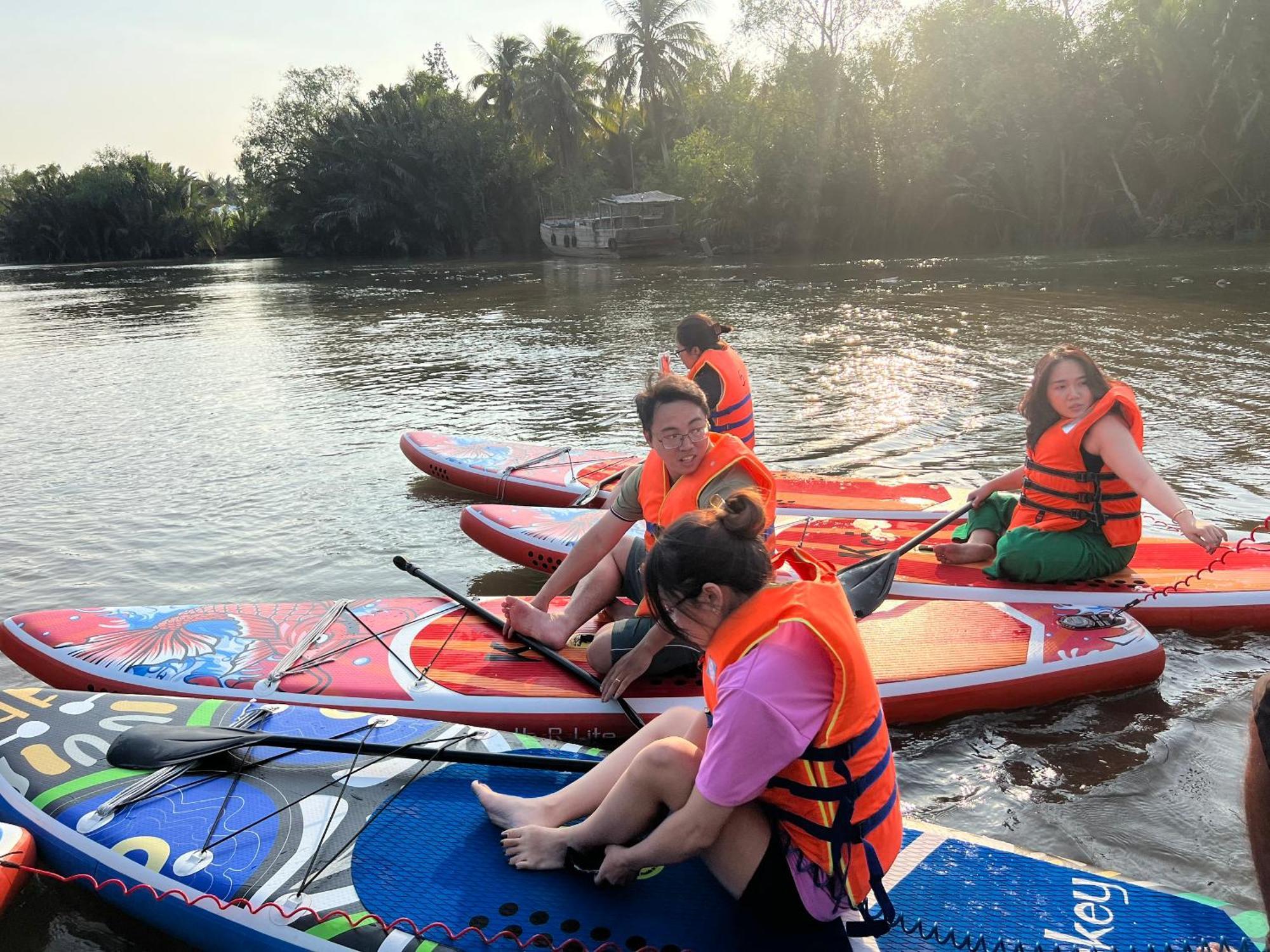 Hide Away Bungalows In Ben Tre City Екстериор снимка
